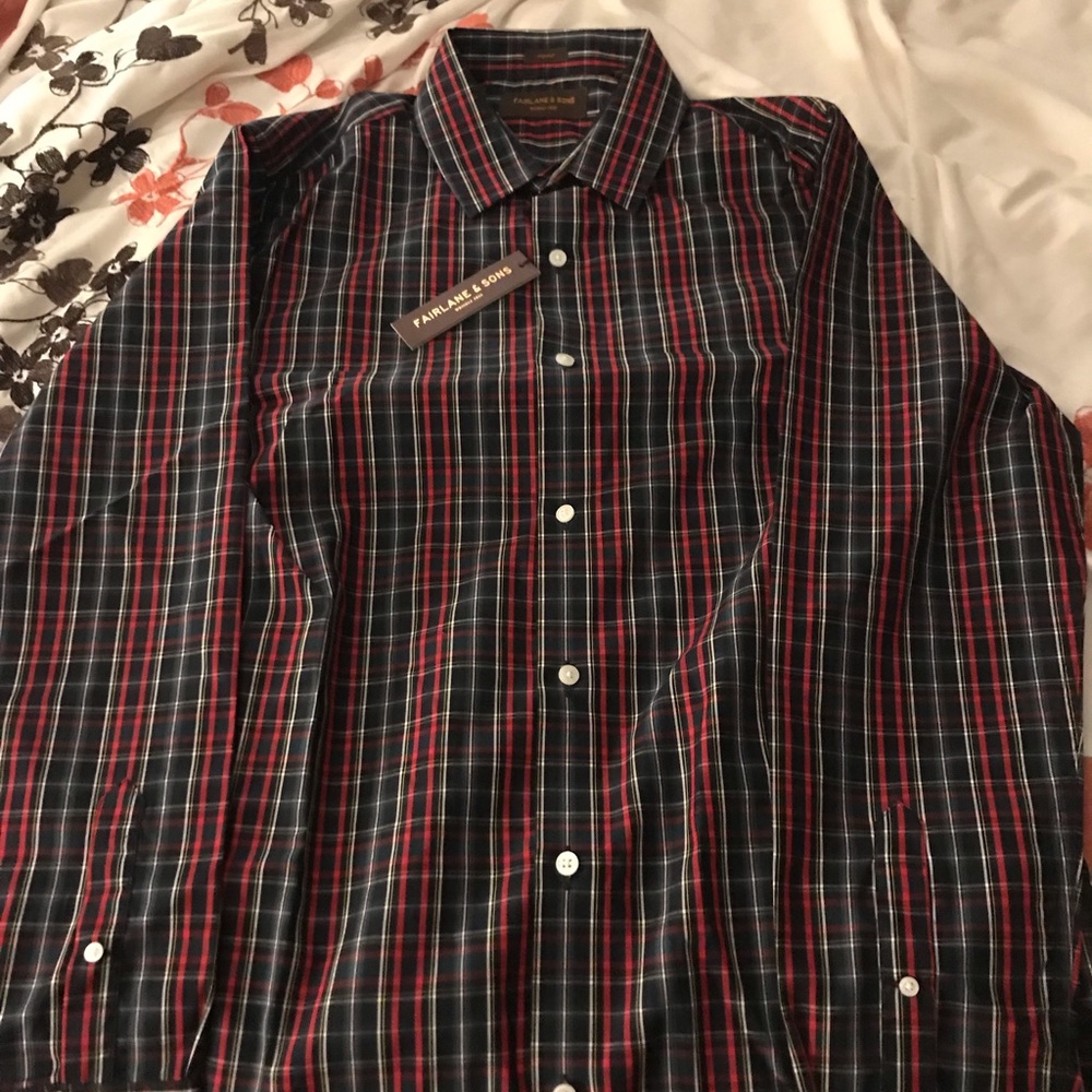 Long Sleeve Button Down Dress Shirt